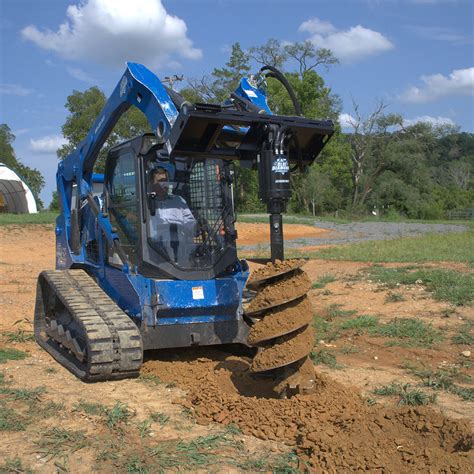 skid steer auger boom|auger for bobcat skid steer.